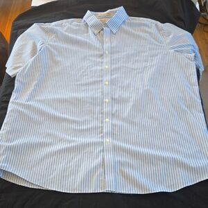 L.L. Bean Blue Casual Button Down Shirt